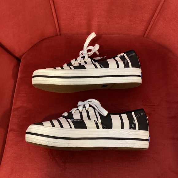 Striped shoe bundle Kate Spate Keds Size 6 and Vans size 6.5 - Picture 4 of 13